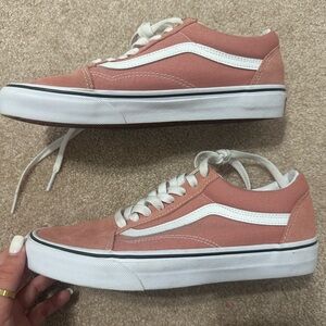 BRAND NEW NEVER WORN VANS SHOES PINK